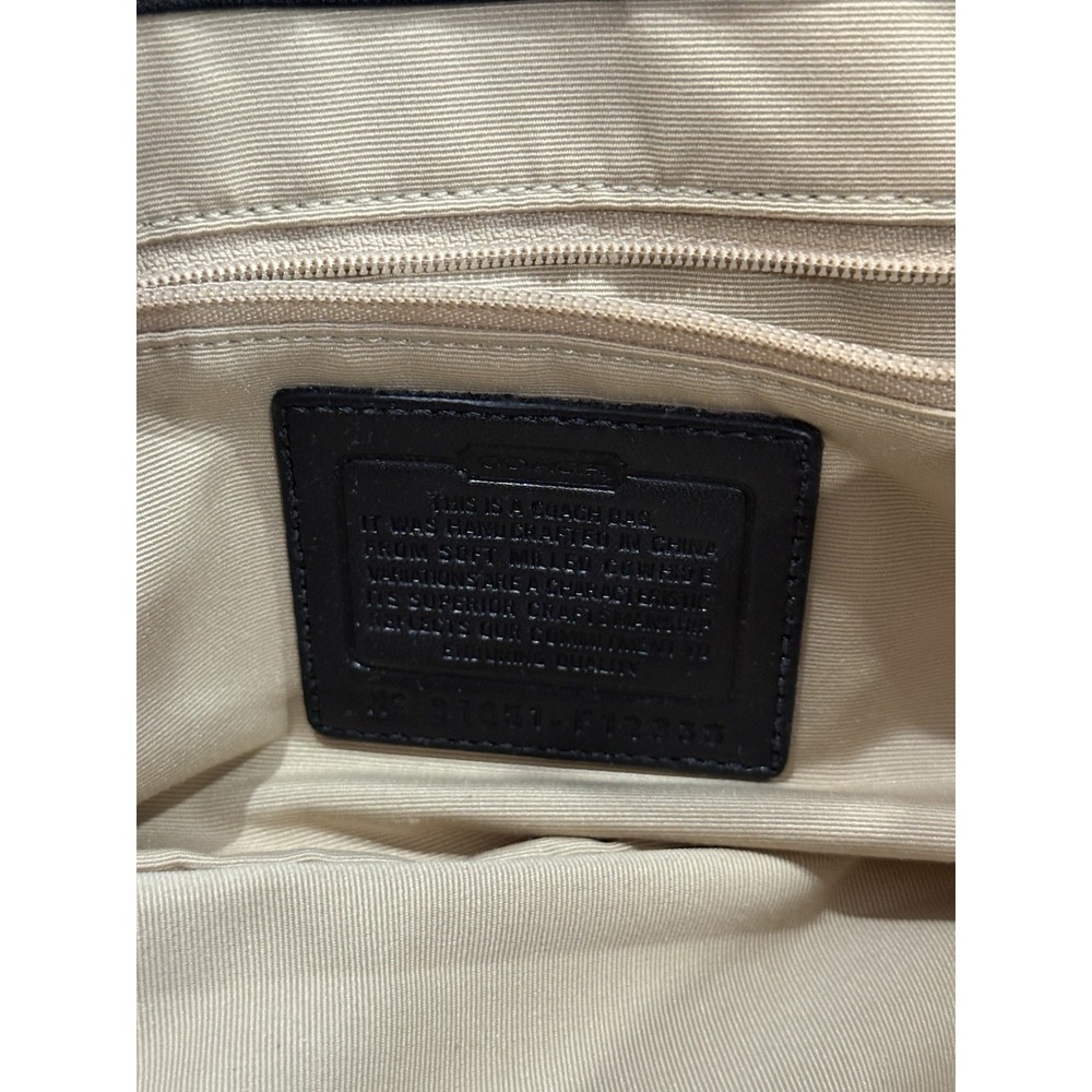 Coach Soho Pebbled Black Leather Slouchy Hobo Shoulder Bag Y2K D1051-F12336 - Picture 8 of 16